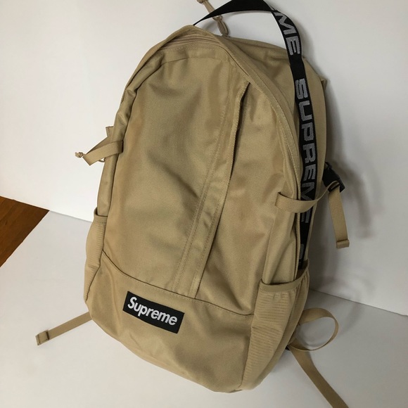 supreme khaki backpack